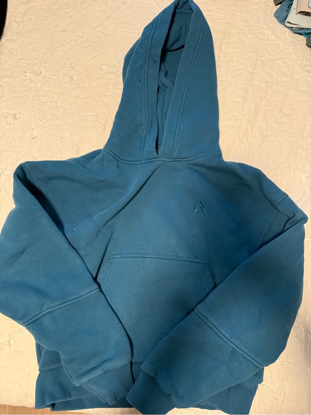 Oner Active Teal Blue Crewneck Hoodie
